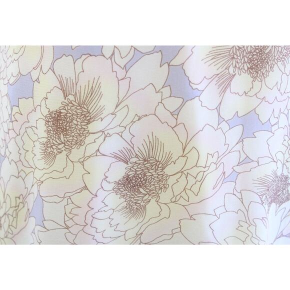 Belle Badgley Mischka Floral Ruffle Hi Lo Halter Formal Evening Party Dress Sz 8 - Picture 6 of 8